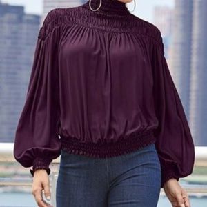 EGG PLANT PURPLE BLOUSE